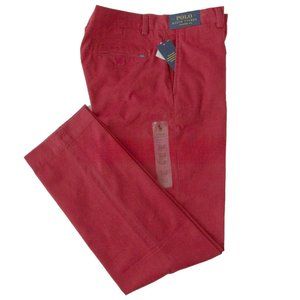 NEW Polo Ralph Lauren Chinos Pants! Red Classic Fit  30 32 33 34 35 36 Inseam 32